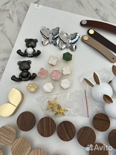 Мебельные ручки кролик заяц панда жук крючок мишка