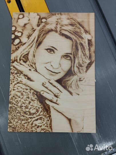 Выжигание портретов, картин на дереве