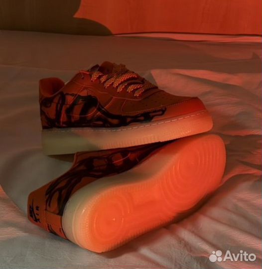 Кроссовки nike air force skeleton