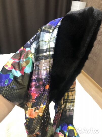 Платок зимний с норкой