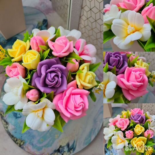 Букет из мыла