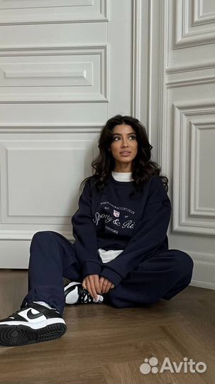 Спортивный костюм двойка с вышивкой