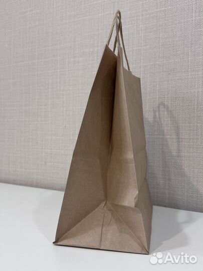 Крафтовые пакеты с ручками