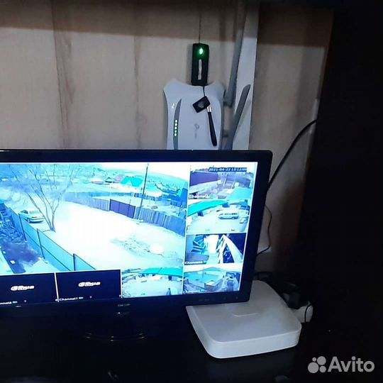 Установка видеонаблюдения, сигнализации