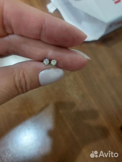 Серебряные серьги