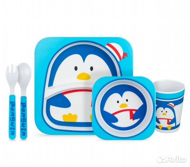 Набор детской эко-посуды