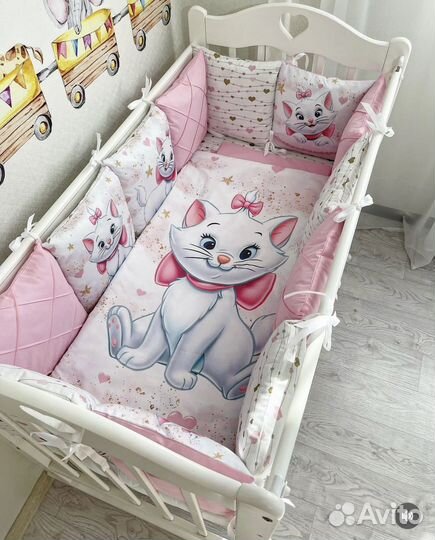 Комплект в кроватку для новорожденного