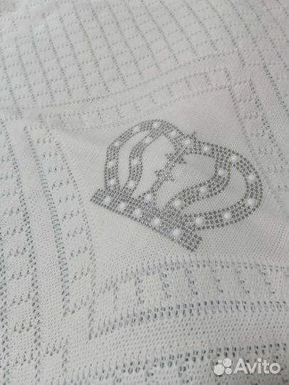 Плед детский вязаный