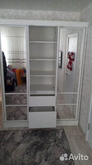 Шкаф -купе беоый Симпл шкк06