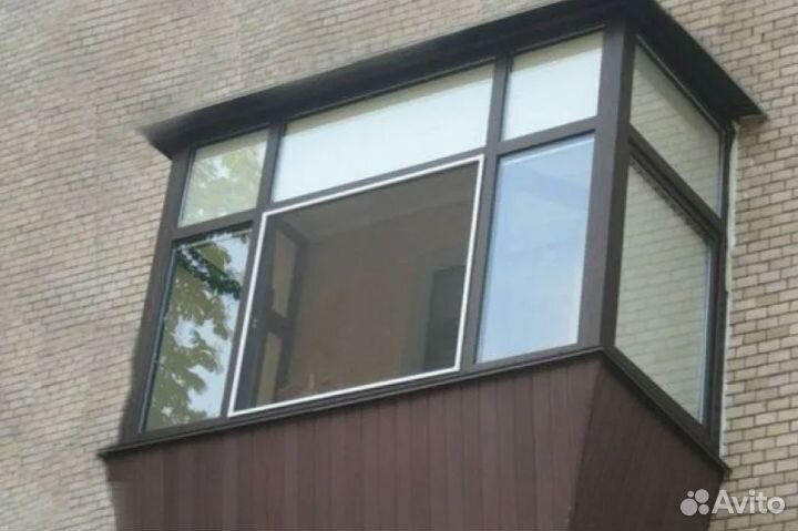 Остекление балконов и лоджий под ключ