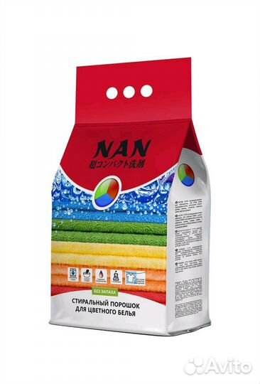 Концентрированный стиральный порошок NAN