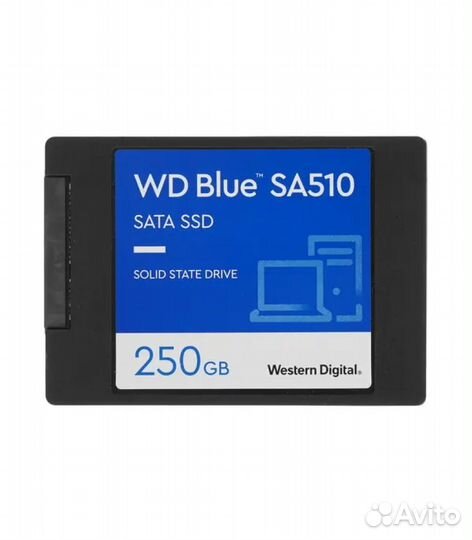 250 гб SSD накопитель WD Blue SA510 (WDS250G3B0A)