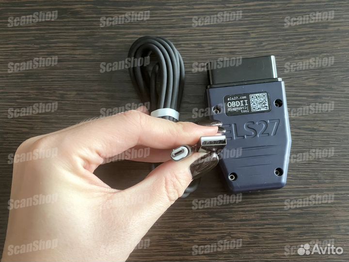 Адаптер ELS27 версия v4.1 оригинал + кабель