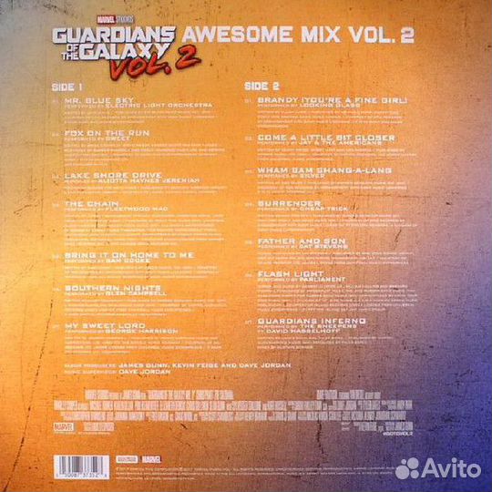 Виниловая пластинка Various Artists, Guardians of the Galaxy Vol. 2: Awesome Mix Vol. 2 (Original Mo