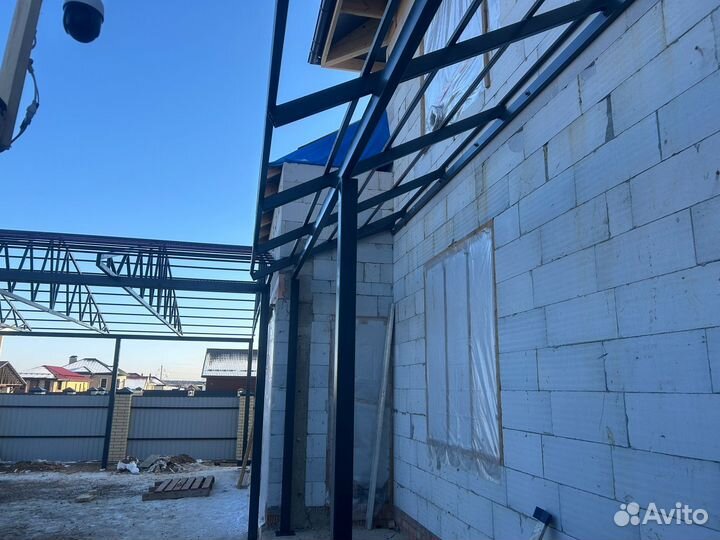 Навесы для автомобиля под ключ