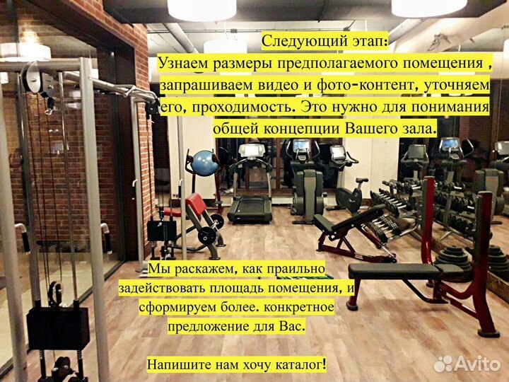 Фитнес зал под ключ