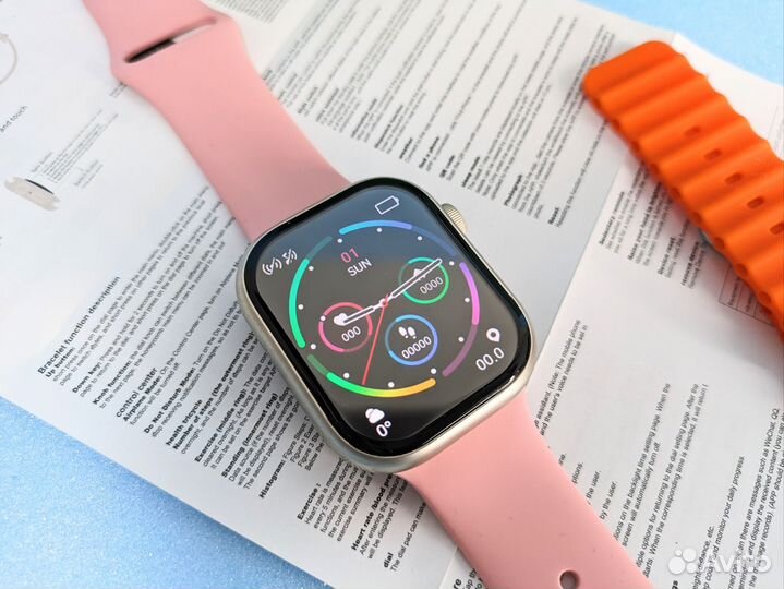 Смарт часы S9 про 2 ремешка 49mm экран