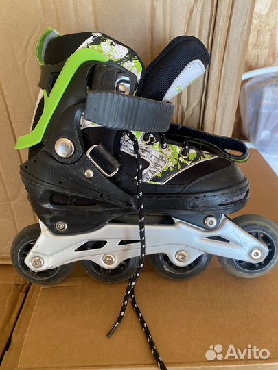 Коньки роликовые раздвижные 35-38 размер