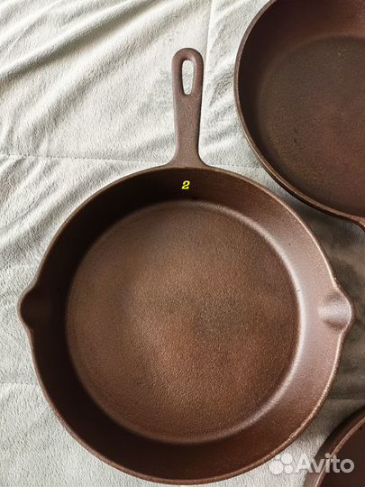 Чугунная сковорода СССР Ленинград