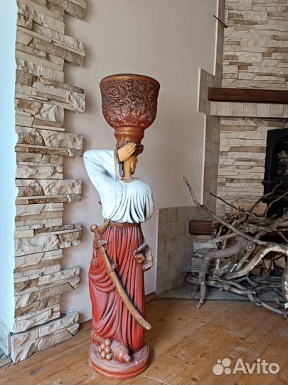 Кашпо напольное керамика