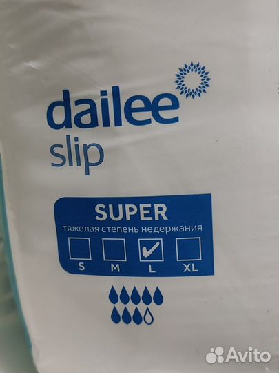 Подгузники для взрослых L