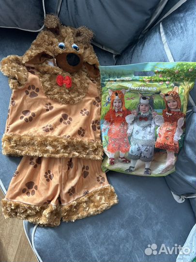 Костюм новогодний медведь 110