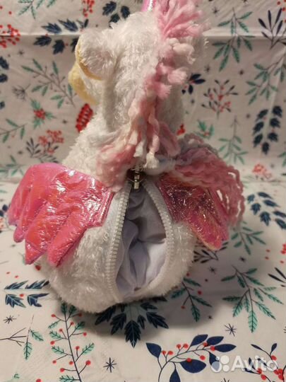 Плюшевый единорог + колечко