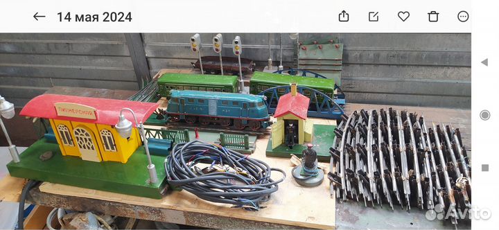 Игрушка СССР: железная дорога 