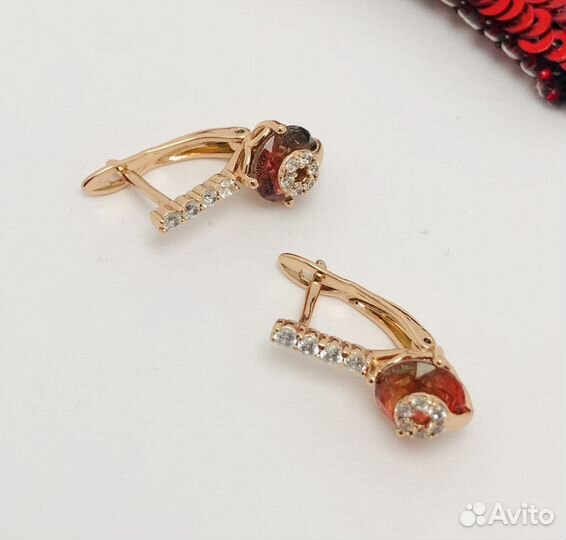 Серьги из медицинского сплава