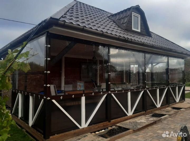 Мягкие окна для беседок / бесплатный замер