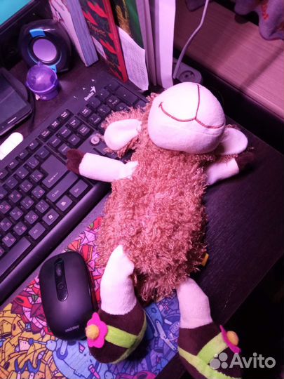 Игрушка Овечка с вишнёвым косточкам