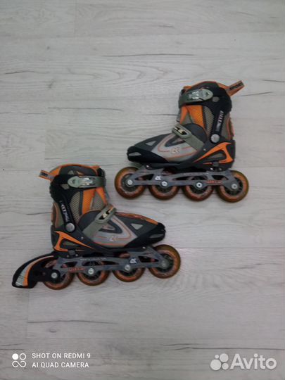Ролики р.33-36 + экипировка