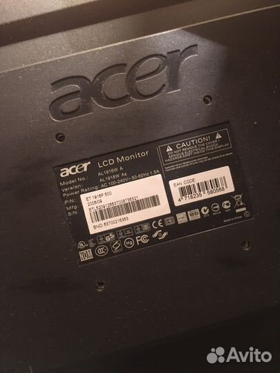 Монитор Acer al1916w