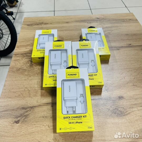 Зарядное устройство foneng К300 3А USB Lightning