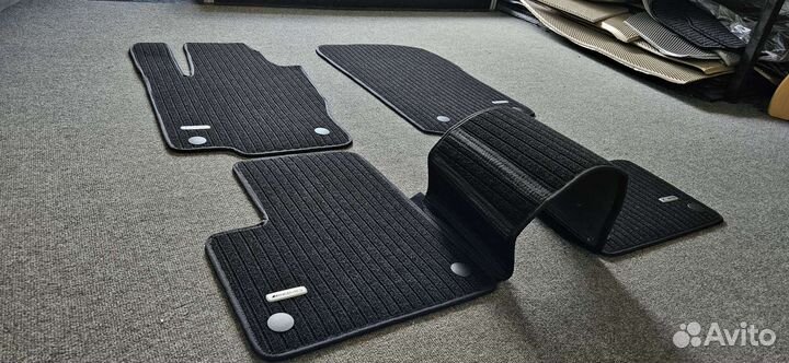 Автоковрики для Mercedes-Benz w166, чёрный репс