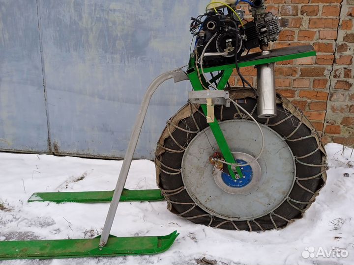 Снегоход с мотором