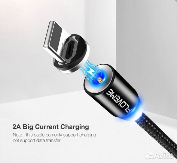 Магнитная зарядка iPhone, Type C, micro USB