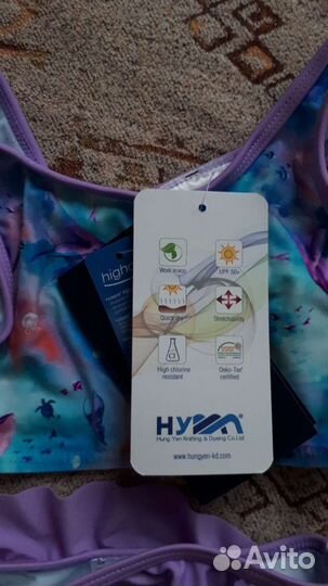 Новый купальник для девочки 116 размер