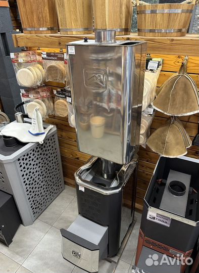 Печь для бани Сахара 16 лк с баком 45л