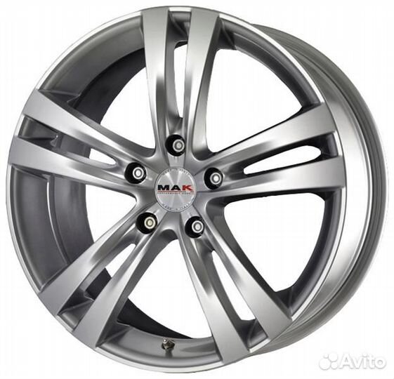 MAK Zenith : 8x18 5*112 Et:30 Dia:76.1 Hyper Silver