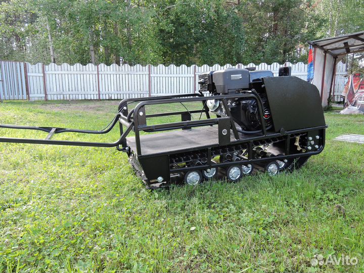 Мотособака мотобуксировщик Мужик 15л с + Толкач