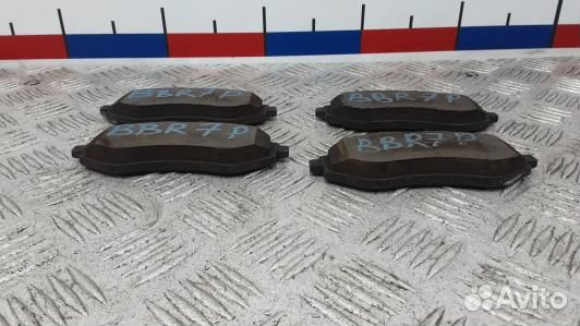 Тормозные колодки передние левые chevrolet aveo 1 (BBR07LC01)