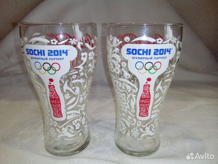 Стаканы Стеклянные Coca - Cola, 8- Штук