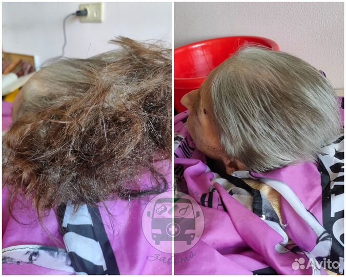 Стрижка пожилых на дому