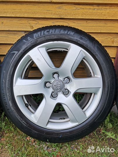 Литые диски r17 5x112 с резиной бу