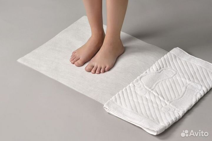 600-700 Одноразовые коврики 50х70 1шт х/б