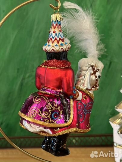 Елочные игрушки стекло польша