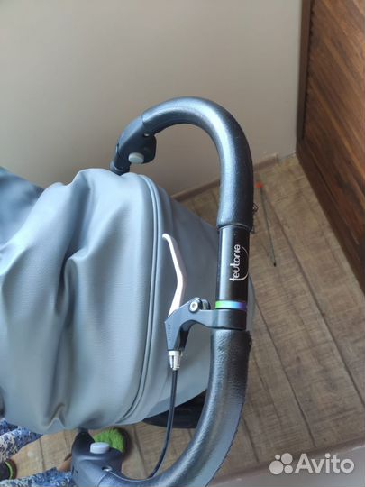 Коляска 2 в 1 Teutonia Mistral P V4 Titanium 6055