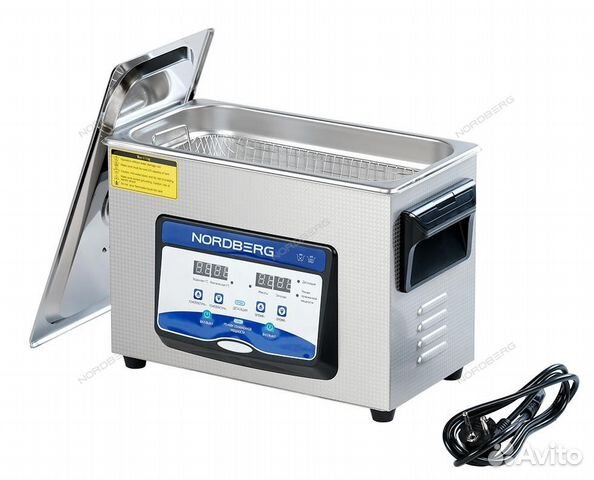 Ультразвуковая мойка с подогревом, 4,5 л