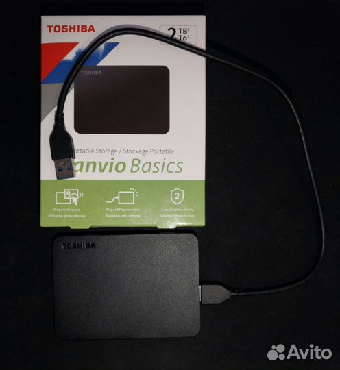 Внешний HDD Toshiba Canvio Basics 2 TB